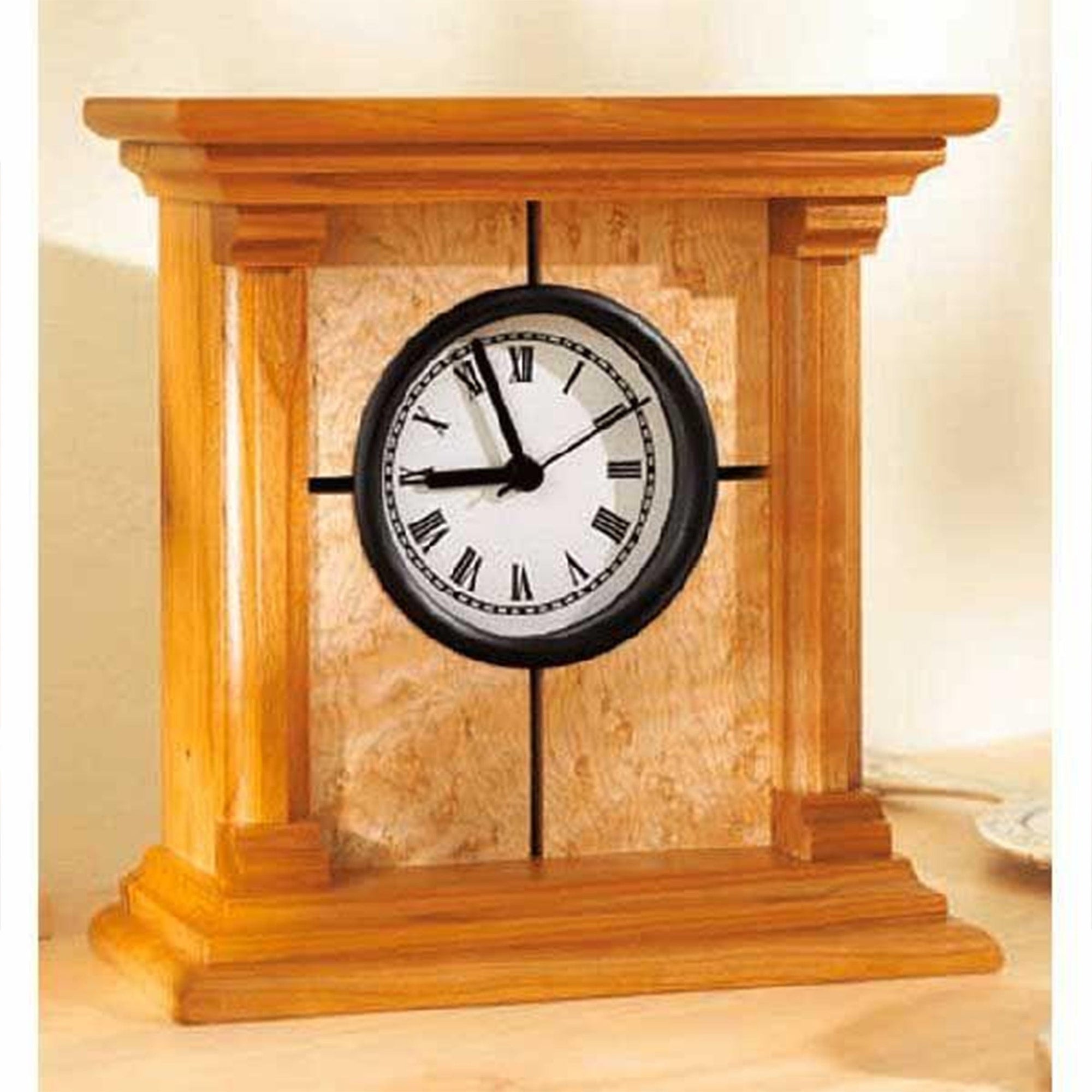 Downloadable Woodworking Project Plan to Build Architectural Clock alt 0