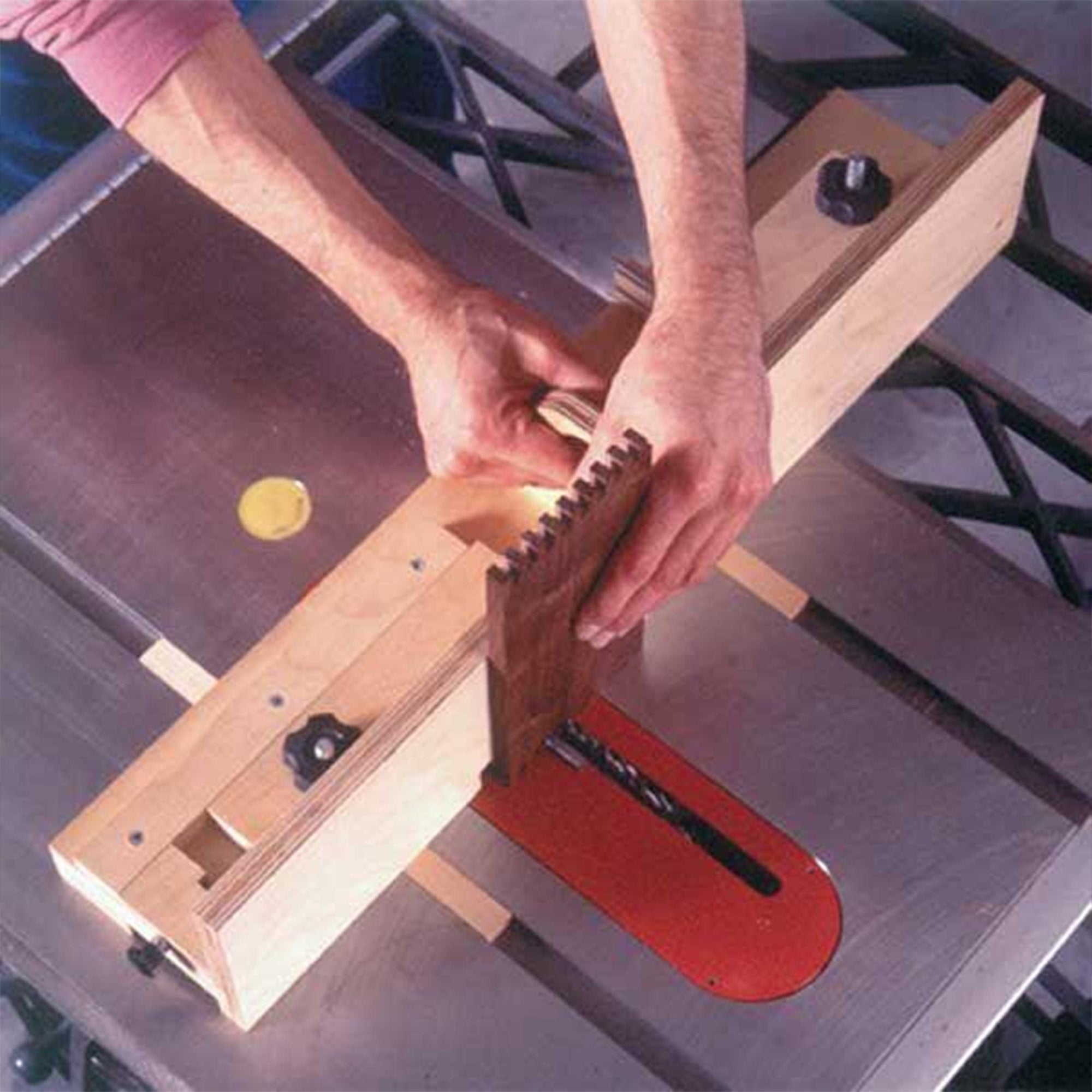 Downloadable Woodworking Project Plan to Build Box-Joint Jig Plan with a Penchant for Precision alt 0