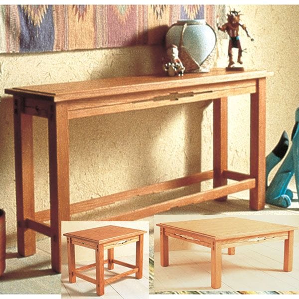 Woodworking Project Paper Plan to Build Southwest Trio of Tables alt 0