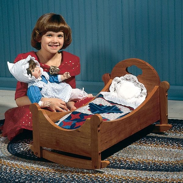 Woodworking Project Paper Plan to Build Sweet-Dreams Doll Cradle alt 0