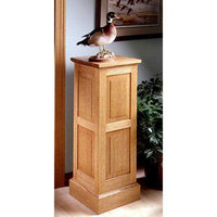 Woodworking Project Paper Plan to Build Panel-and-Frame Pedestal alt 0