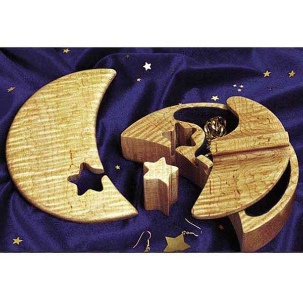 Woodworking Project Paper Plan to Build Lunar Jewelry Box alt 0