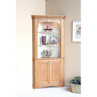 Woodworking Project Paper Plan to Build Heirloom Corner Cabinet alt 0