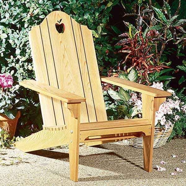 Woodworking Project Paper Plan to Build Folding Adirondack Chair alt 0
