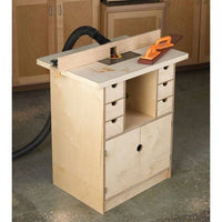 Woodworking Project Paper Plan to Build Router Table and Organizer alt 0