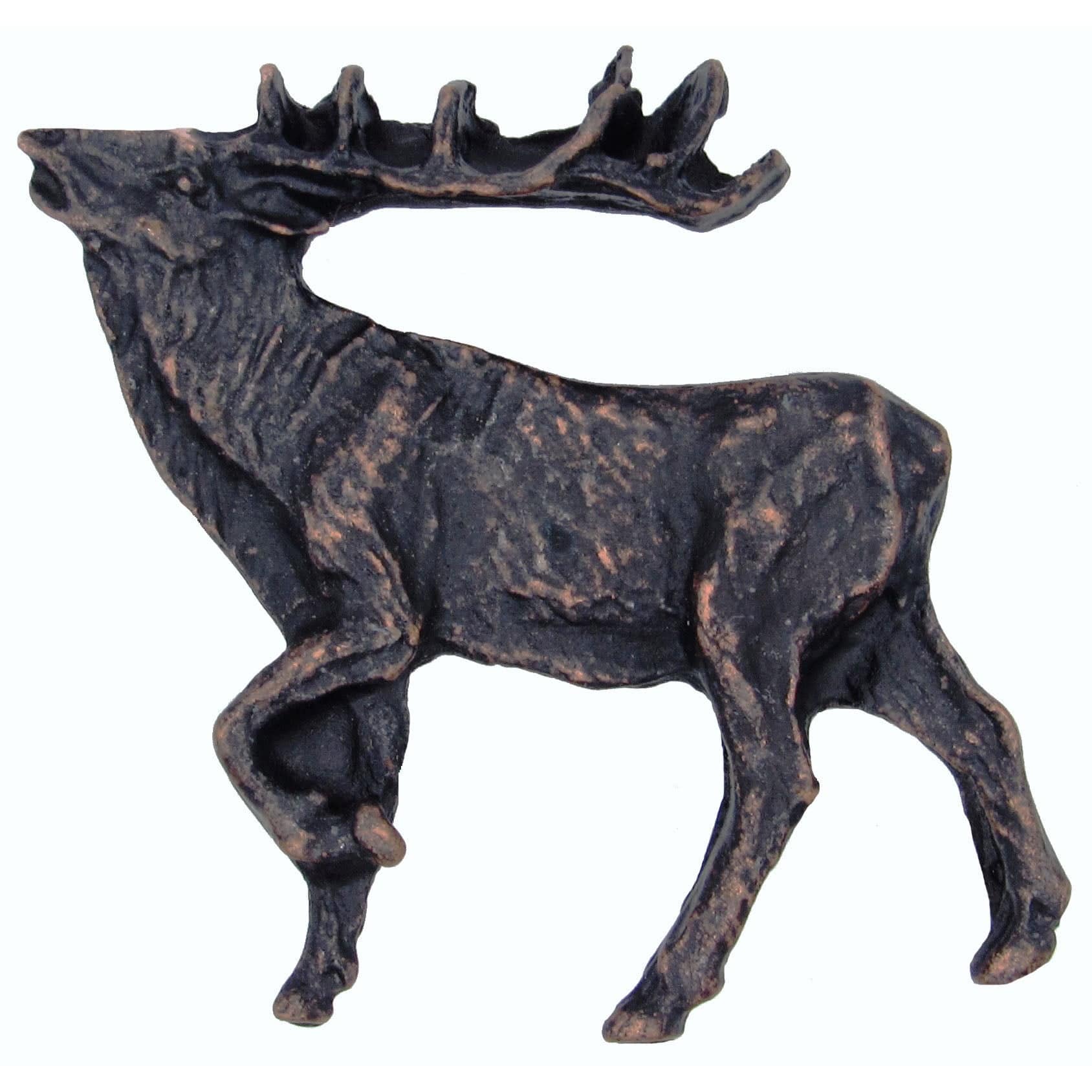 Walking Elk Pull Left Oil Rubbed Bronze Model 051ORB alt 0