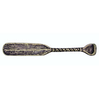 Wrapped Handle Canoe Paddle Pull, Antique Brass, Model 277AB alt 0