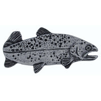 2" Long Trout Pull Right Facing, Pewter, Model 095P alt 0