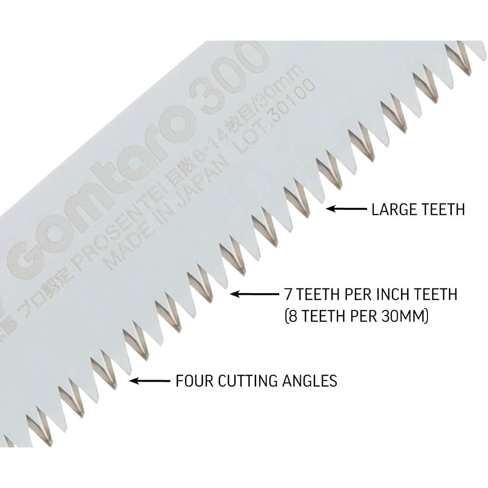 GOMTARO Pro-S Replacement Blade, 300mm, Dual Teeth