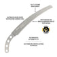 ZUBAT Replacement Blade, 270mm, Large Teeth