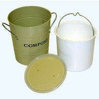2-N-1 Kitchen Compost Bucket, Oatmeal, Model CPBS01 alt 0
