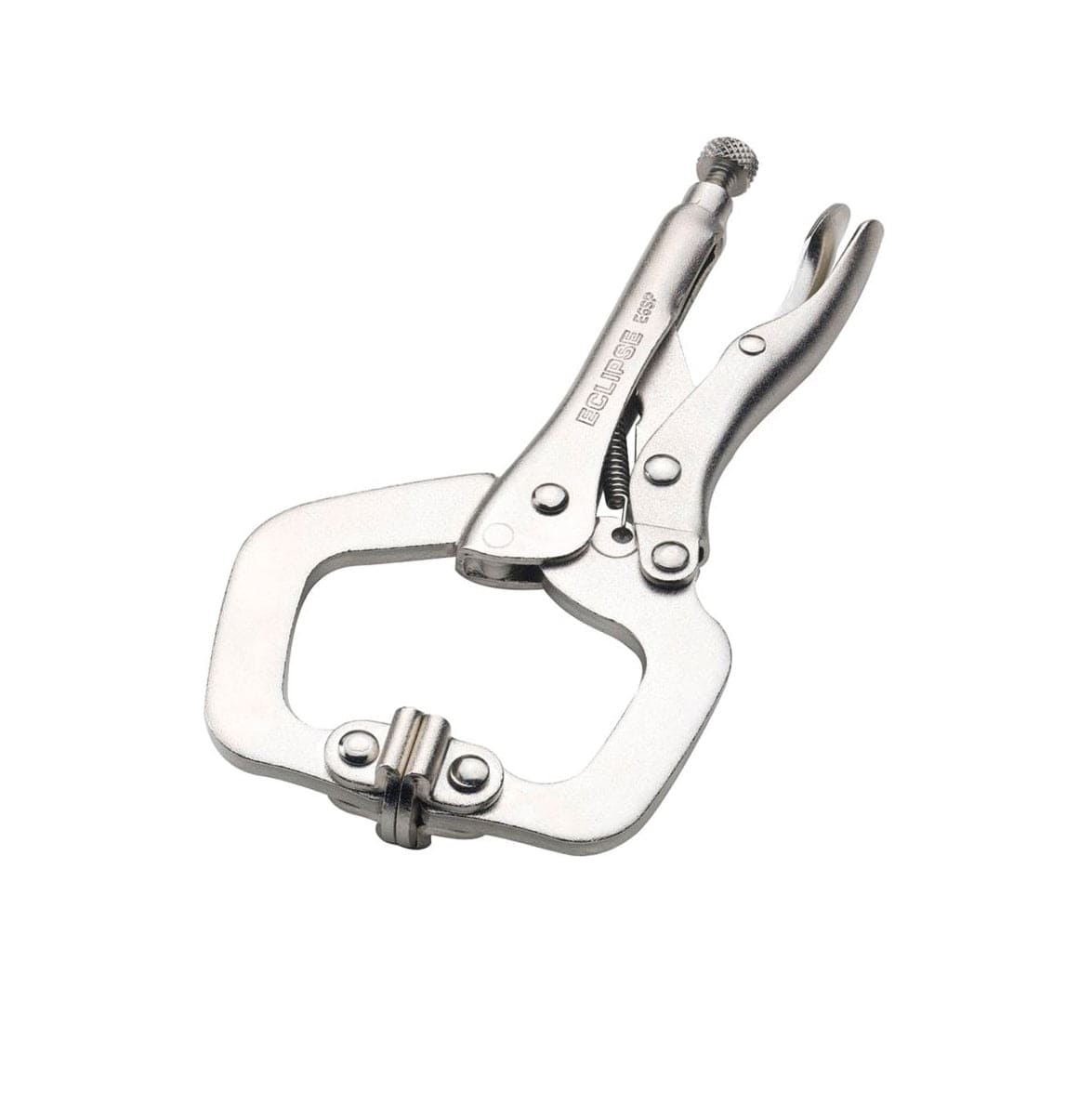 11" Locking C-Clamp with Swivel Pads 3.1" Capacity alt 1