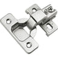 Concealed Face Frame Hinge with 1/2" (2-piece) Overlay Project Pack, Bright Nickel alt 0