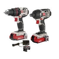 20V MAX Cordless 1/2" Drill/Driver & 1/4" Hex Impact Driver Combo Kit alt 0