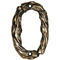 LHN0-N Log House Number Zero, Nickel, 1 piece alt 0