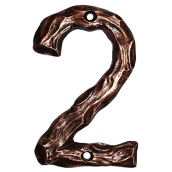 LHN2-N Log House Number 2, Nickel, 1 piece alt 0