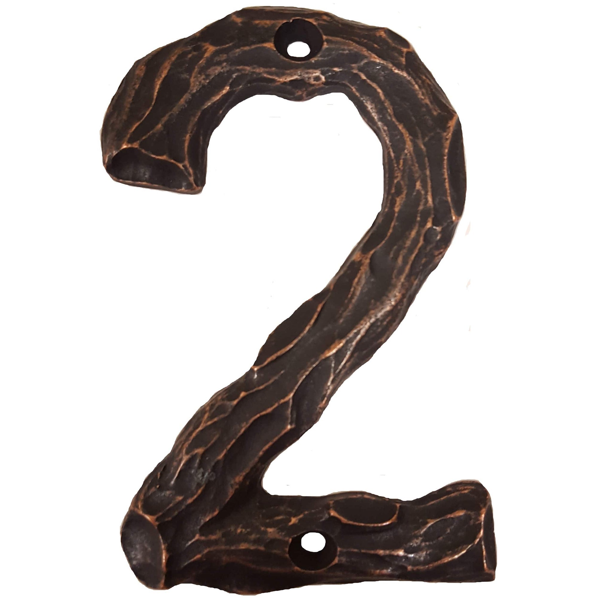 LHN2-ORB Log House Number 2, Oil Rubbed Bronze, 1 piece alt 0