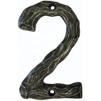 LHN2-P Log House Number 2, Pewter, 1 piece alt 0