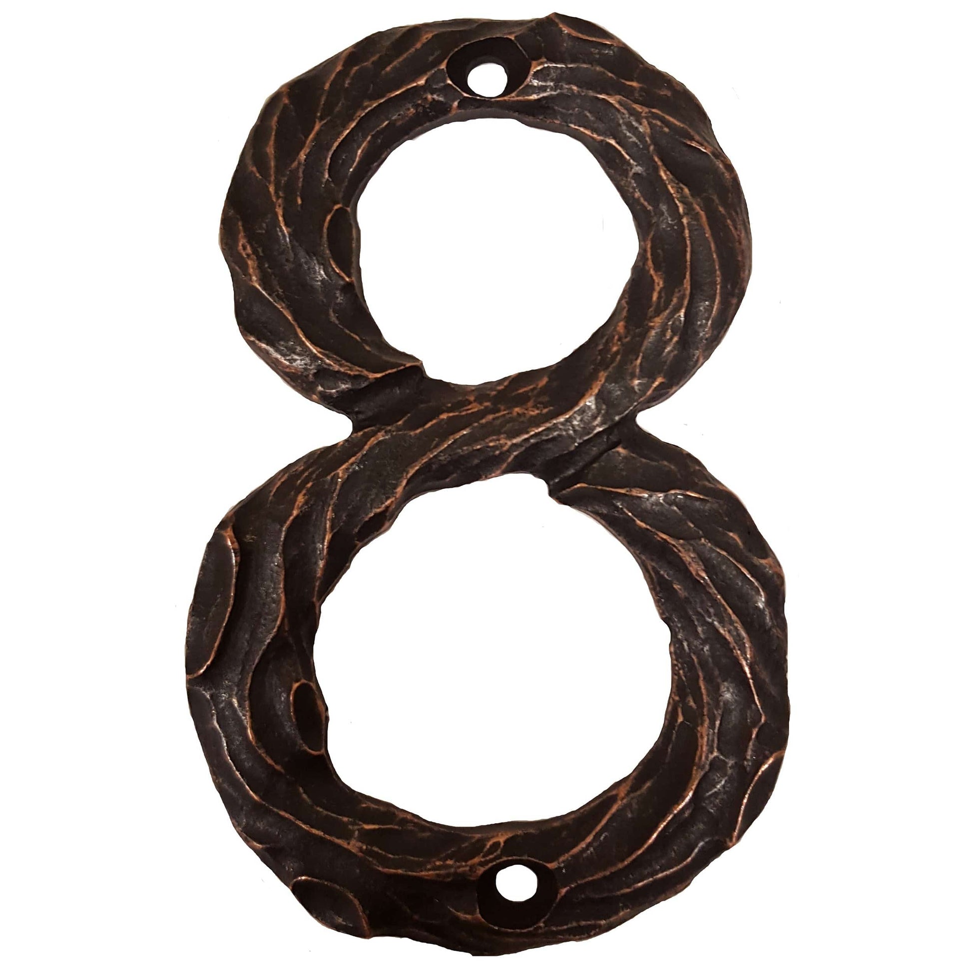 LHN8-ORB Log House Number 8, Oil Rubbed Bronze, 1 piece alt 0