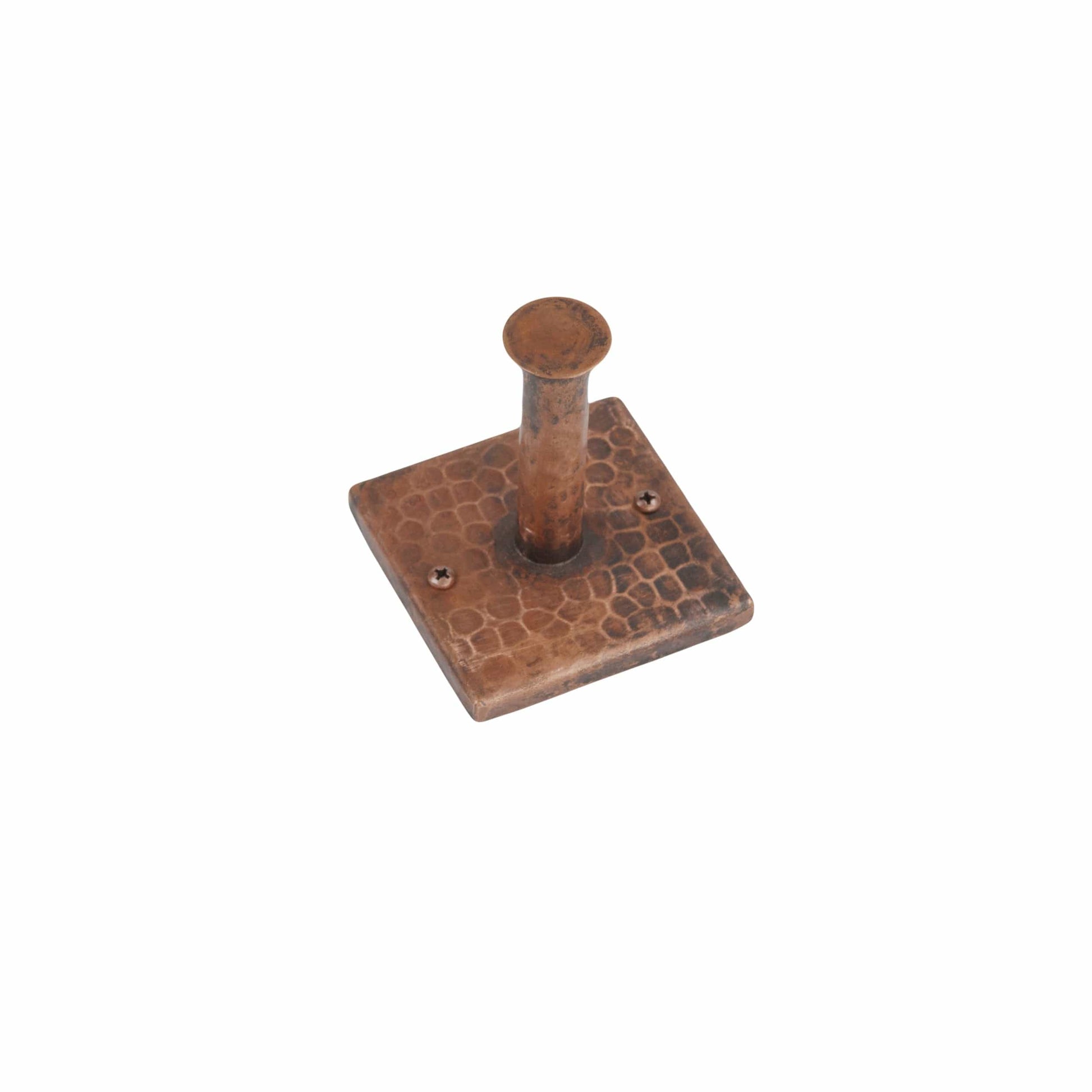 Hand Hammered Single Robe Hook alt 0