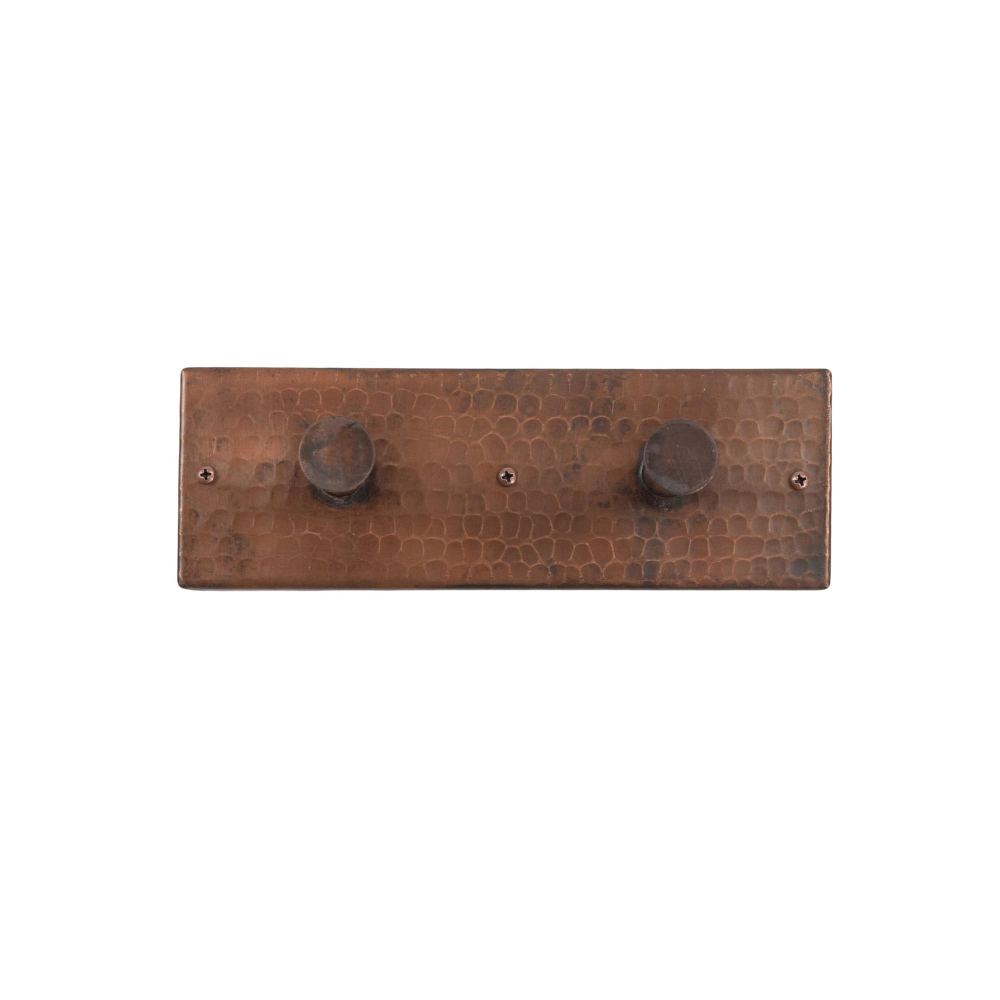 Hand Hammered Double Robe Hook alt 0
