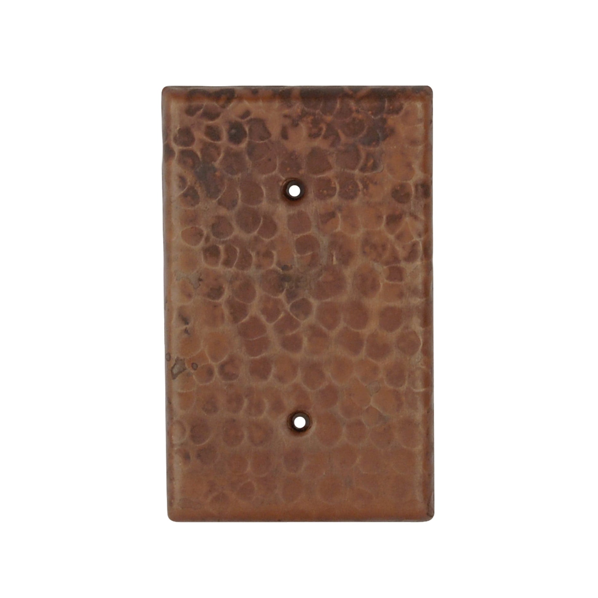 Hand Hammered Switchplate Cover, Two Hole alt 0