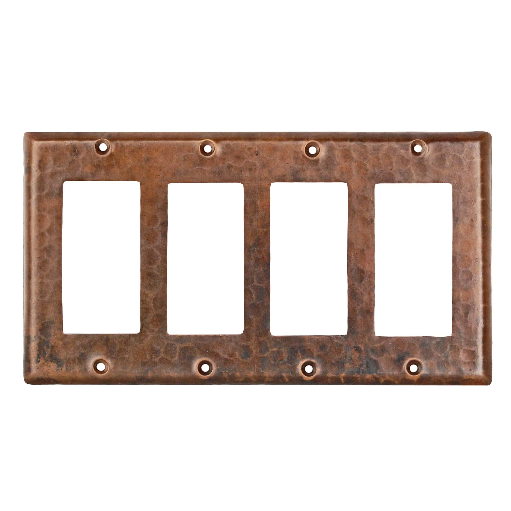 Quadruple Ground Fault/Rocker GFI Switchplate Cover alt 0