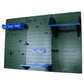 4' Metal Pegboard Standard Tool Storage Kit - Green Toolboard & Blue Accessories alt 0