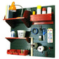Pegboard Hobby Craft Pegboard Organizer Storage Kit with Green Pegboard and Red Accessories alt 0