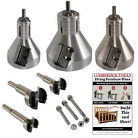 Industrial Master Kit for Tenons, 1", 1-1/2", 2"