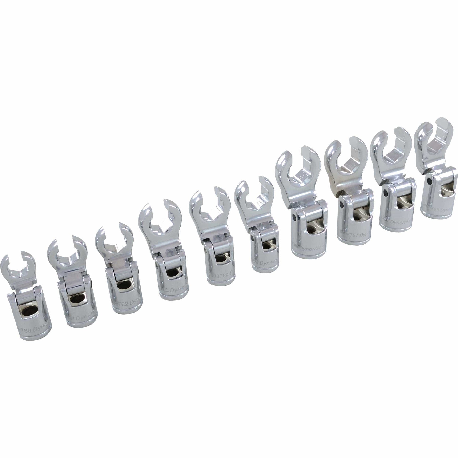 3/8" Drive 10pc Metric Flare Nut Socket Set, 10mm - 19mm alt 0