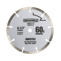 4-1/2"  Compact Diamond Circular Saw Blade, Model RW9283 alt 0