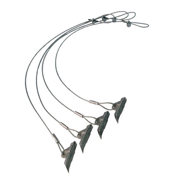 Easy Hook Anchors with Cable Clamps and Driving Rod - 4 Pack alt 0