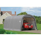 Garage-in-a-Box 12' x 20' x 8', RoundTop Style, Gray alt 0