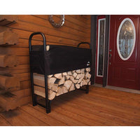 Firewood Rack-in-a-Box Heavy Duty with Cover, 4' alt 0