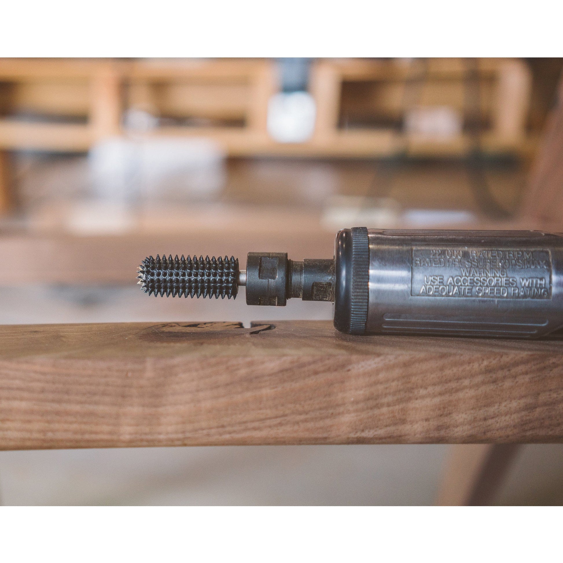 Original Ball Nose Burr, 1/4" Shaft, Fine (1/2" x 1-1/2") alt 0