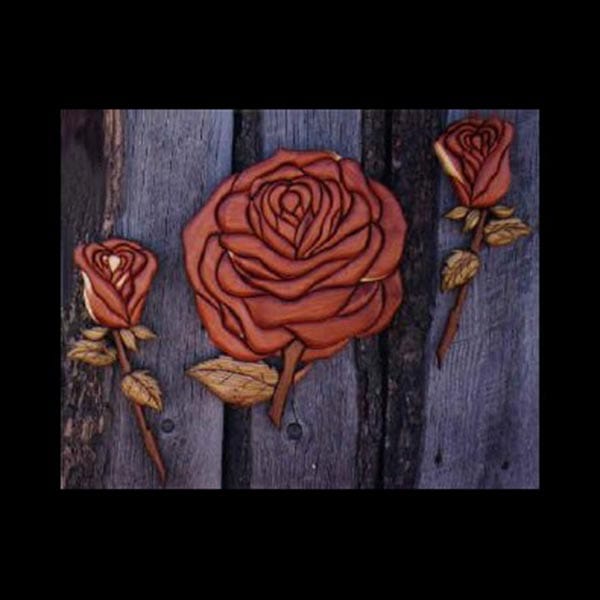 Roses Intarsia Pattern alt 0