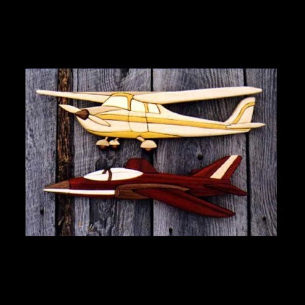 Airplanes Intarsia Pattern alt 0