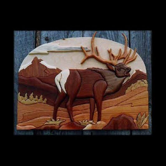 Elk Intarsia Pattern alt 0
