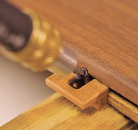 ExtremeKD™ Ipe Clip® Brown Biscuit Style Hidden Deck Fastene alt 0