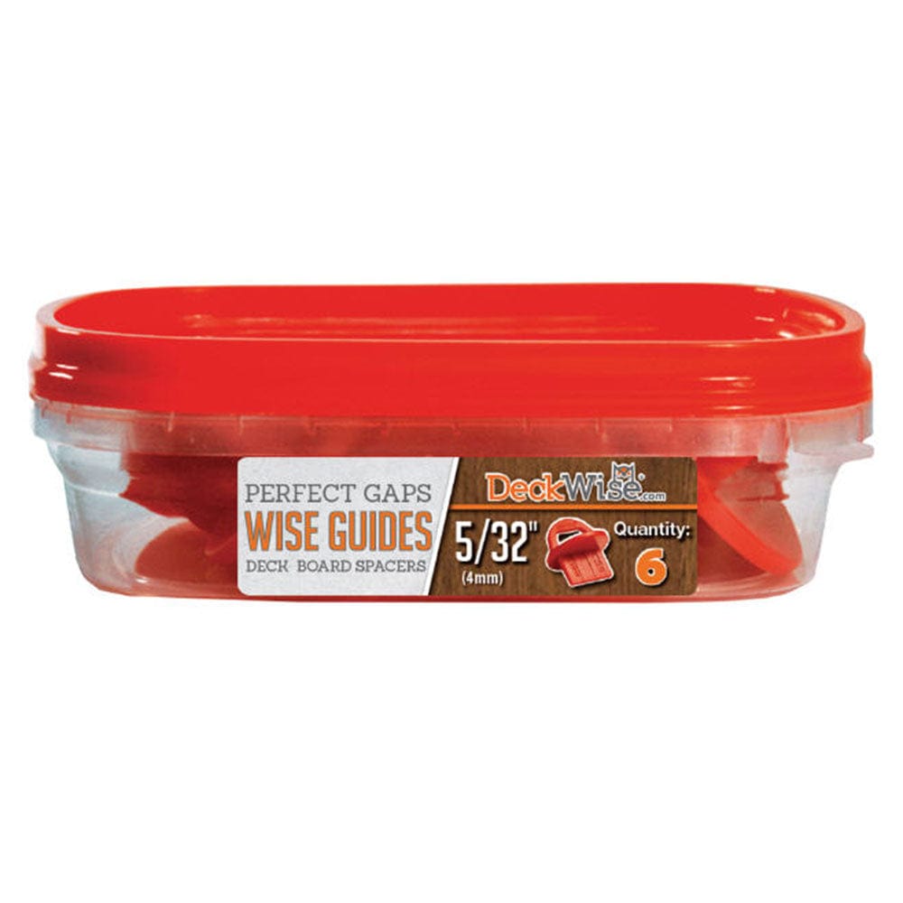 WiseGuides Decking Board Gap Spacers, 5/32 in., 6 pack alt 0
