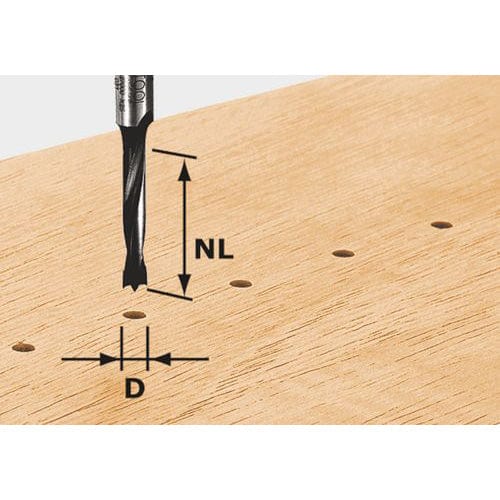 Dowel Router Bit - HW D3/16 alt 0