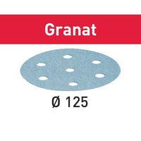Granat D125 Sandpaper Disc, P40, 10 Pack alt 0