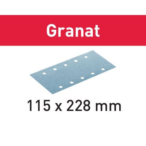 Granat 115X228mm Sanding Sheet, P150 – 100 pack alt 0