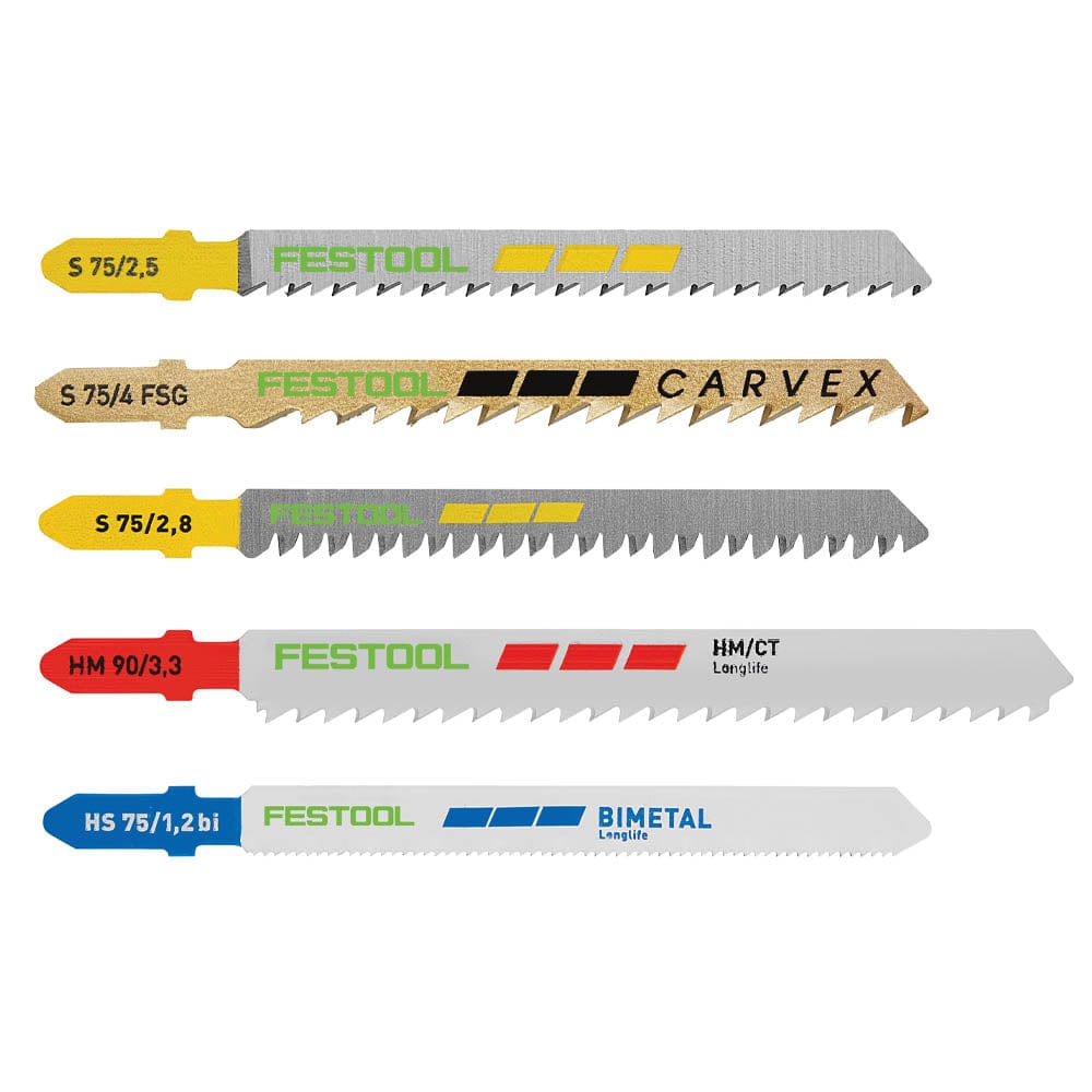 Jigsaw Blade Set STS-Sort P/M/B - 21 Piece
