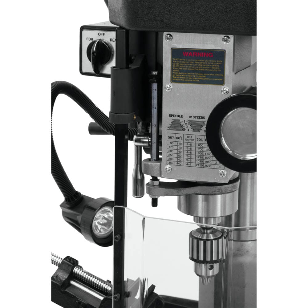 JMD-15 Mill/Drill with R-8 Taper - 115V - 1 Ph