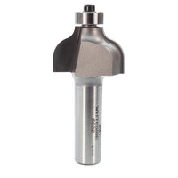 6032 Drawer Edge Finger Pull Router Bit 1-1/4" D X 3/4" CL X 2-1/2" OL alt 0