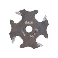 58-112 4-Wing Slotting Cutter Router Bit 1/4" CL alt 0