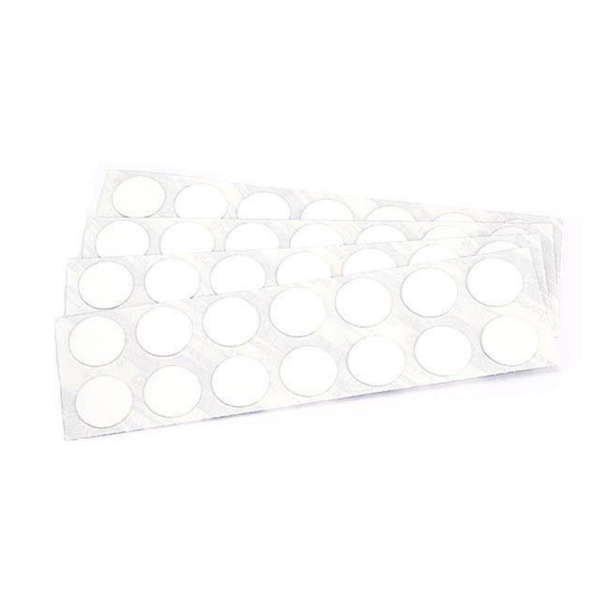 Peel & Stick PVC Screw Caps - 9/16" Diameter - White - 260 Piece alt 0