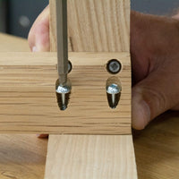 Pocket Hole Screws for Hardwoods- 1 1/4" Long Fine Self-Cutting Threaded Square Drive- 500 Piece 